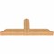 Ekena Millwork Portland Smooth Timber Gable Bracket, Western Red Cedar, 60"W x 22"H x 5 1/2"D x 5 1/2"F, 9/12 Pitch GBW060X22X0606POR00SWR - alternate 3